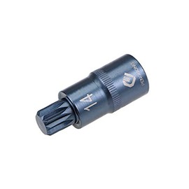 uxcell 1/2" Drive x M14 (14mm) Triple Square Spline Bit Socket, S2 Steel Bits, CR-V Sockets 2" Length (for Hand Use Only)