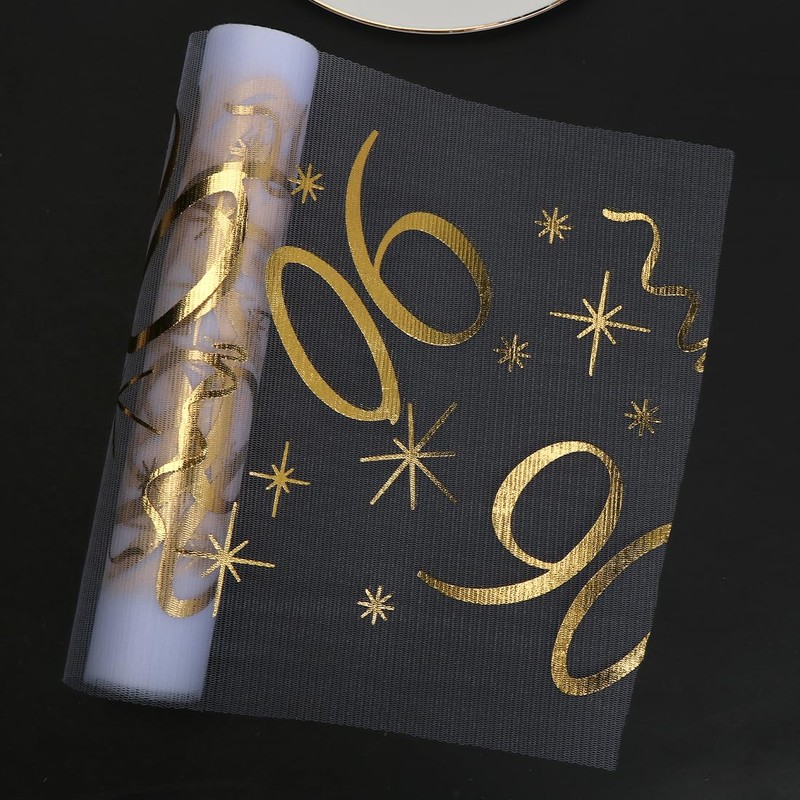Gold Table Decoration, Birthday Decoration, Table Runner, Table Runner for