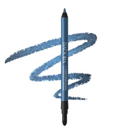 IsaDora Perfect Contour Kajal - Strong Hold without Smudging - Black Eyeliner Pen Ideal for Smokey Eyes - Highly Pigmented and Hypoallergenic - Easy to Apply - Eyeliner Pen, Light Blue