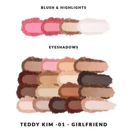 Paleta De Maquillaje, Teddy Kim Girlfriend, Kimchi Chic Color De La Sombra Girlfriend