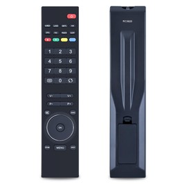 New RC3920 Universal Remote Control Replacement for Telefunken Sanyo Hyundai TV T19LHD926 T22LFHD926 T24LFHD926 T32R900IIFHD CE19LD08-B CE26LD08-B CE32LD08-B CE37FD17-B CE46FH83-B