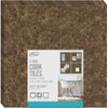 Board Dudes 12" x 12" Dark Cork Tiles 4-Pack (82VA-4)