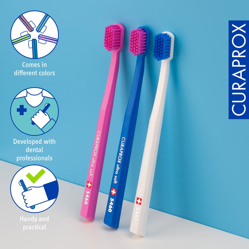 Curaprox CS 5460 Ultra-Soft Toothbrush – for Sensitive Teeth &