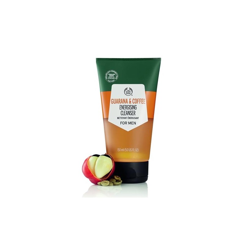 The Body Shop Men's Guarana and Coffee Energizing Cleanser, 100%