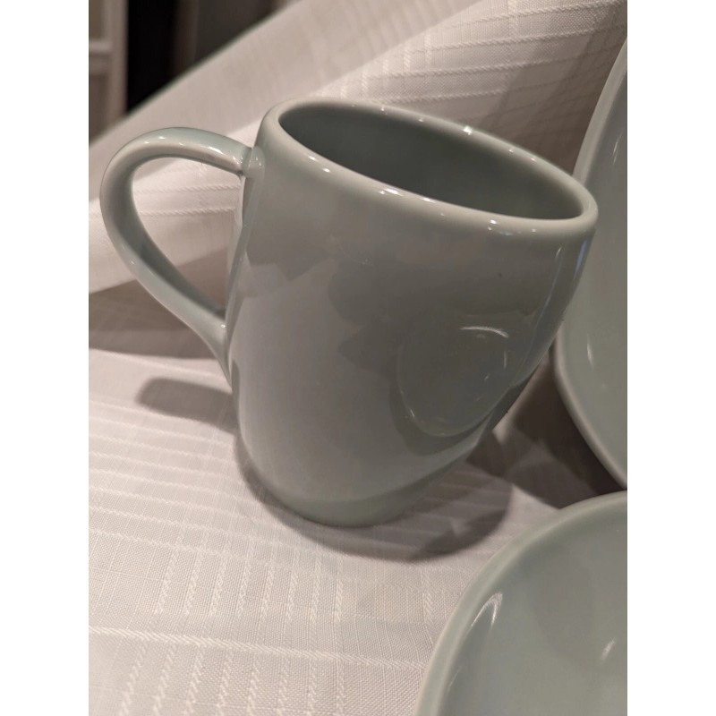 Dansk Classic Fjord DANSK 4pc Place Setting SAGE GREEN Plate