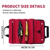 W WINTMING Tool Roll Bag, Tool Bag Organizer, Tool Carrier