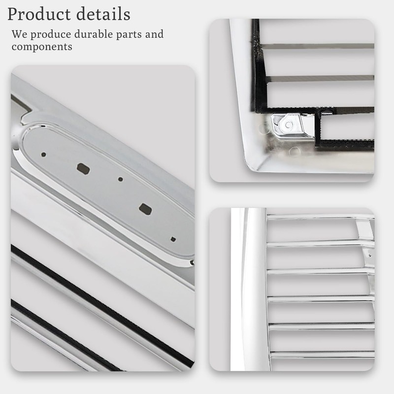 Front Hood Radiator Grille Without Bug Screen Compatible With 2005+