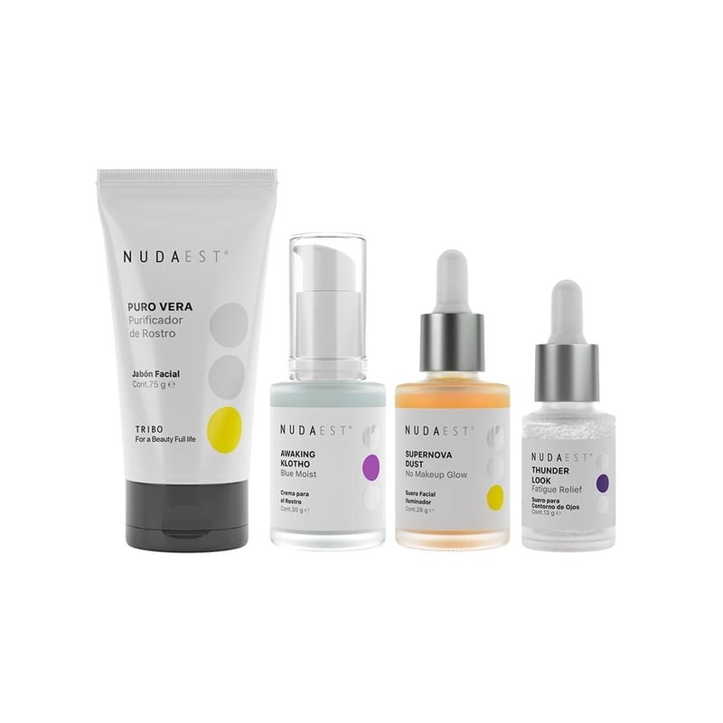 Set suero iluminador y contorno de ojos para bolsas y