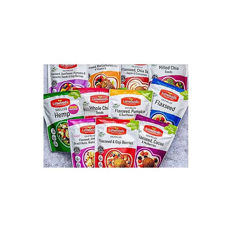 (Pack Of 6) - Milled Flaxseed, Almonds, Brazil Nuts &