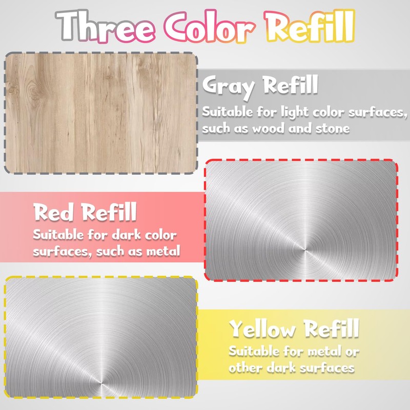 REEKNOKOL Carpenters Pencil, Solid Construction Pencil Carpenter Pencil Set with