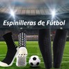Yuogoer Espinilleras de Fútbol y Calcetines Antiderrapantes de Fútbol, Manga