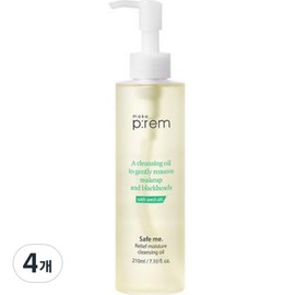 Make Prem Safe Me Relief Moisture Cleansing Oil, 210ml, 4 pieces / 메이크프렘 세이프 미 릴리프 모이스처 클렌징 오일, 210ml, 4개