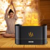 SVECKE Flame Aroma Diffuser with Flame Light, Mist Humidifier Aromatherapy