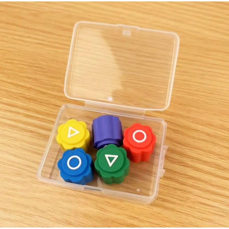 Tharos Distribution Gonggi Game Set – 5-Piece Silicone Stones with