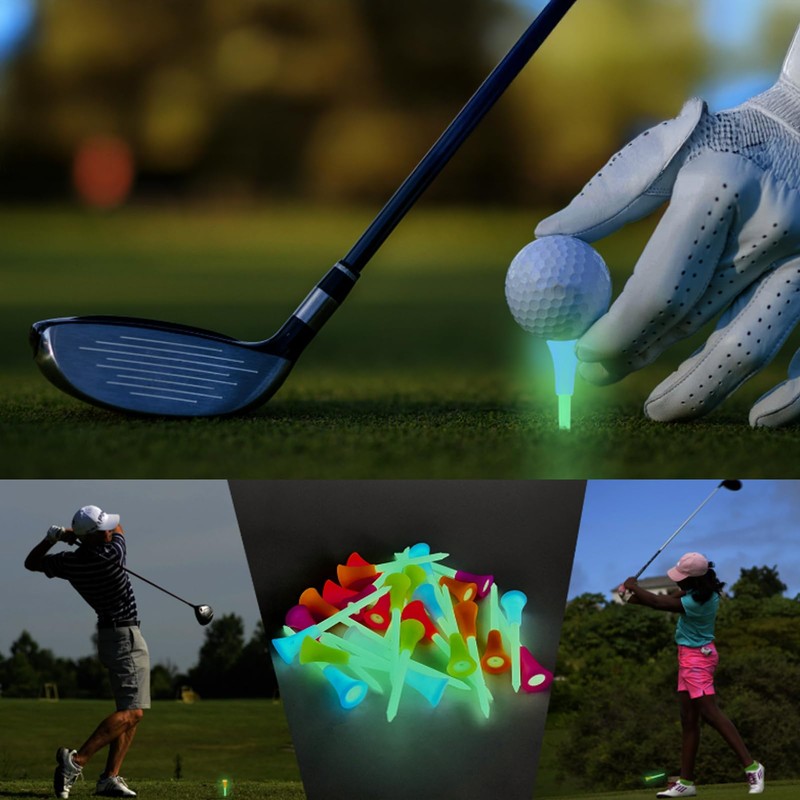 Znlaku Golf Tees Night Glow Golf Tee Premium Golf Competition