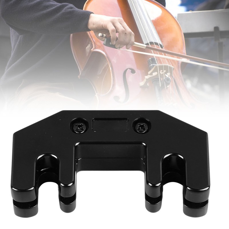 Cello Practice Mute Metal Silencer Adjustable for Bow Musical Instrument
