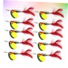 Kisangel 10pcs Metal Fishing Lures Set Sequins Baits for Carp