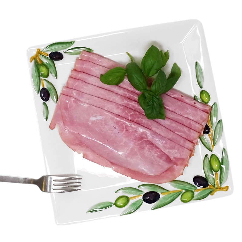 Lashuma Handmade serving plate made of Italian ceramic, meat plate