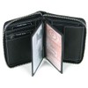 CF CATTERFELD Men's Genuine Leather Wallet with RFID Protection, black,