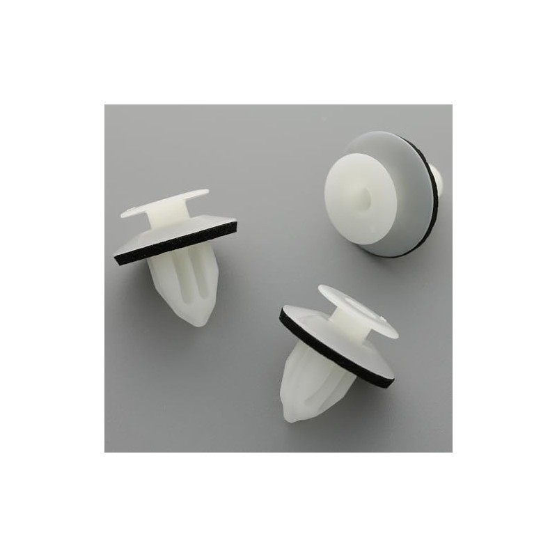 VVO Fasteners- White Plastic Side Skirt, Sill Moulding Cover Trim