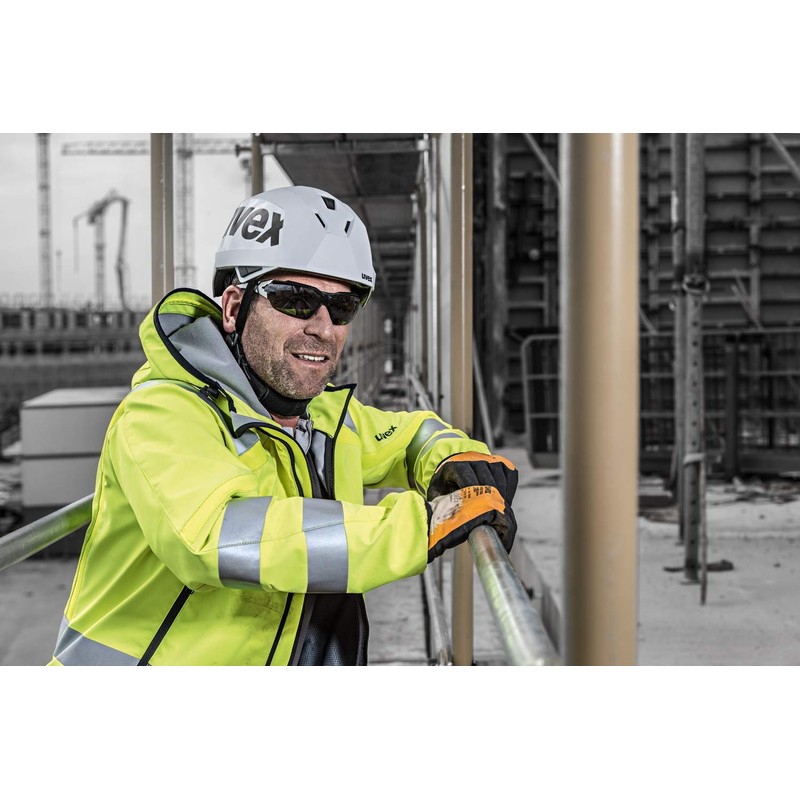 Uvex UX-OO-Pheoscx_S PHEOS safety glasses, gray / steel blue, one