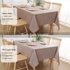 smiry Rectangular Table Cloth Wipe Clean 140x200 cm, Wipeable Water