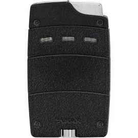 Xikar Ultra Mag Single Jet Cigar Lighter, Magnetic Metal Body, Black