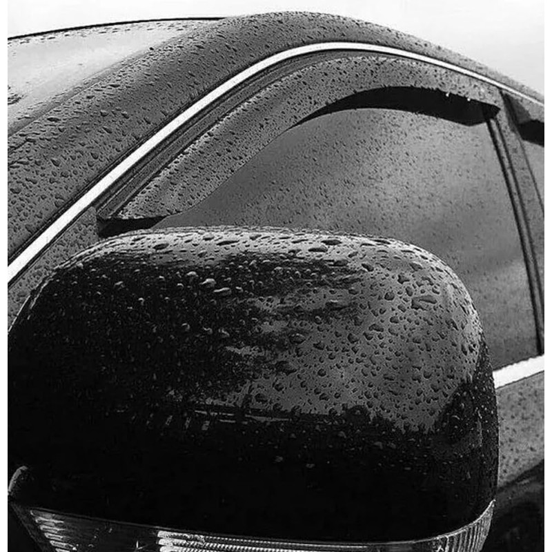 Outside Window Visors Rain Guards Vent Deflectors Compatible with Mitsubishi