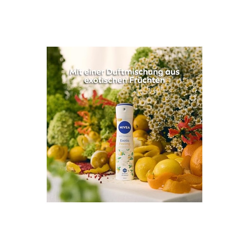 NIVEA Deo Spray Exotic Feeling Limited Edition, Deodorant mit 72h