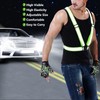 3 Pack Safety Reflective Vest Running Gear, Adjustable Lightweight 360°High