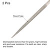 sourcing map Diamond Needle Files 3 mm x 140 mm