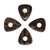 Sun Tones SUN-MAC-4 Macassar Ebony Picks (Pack of 4)