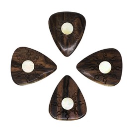 Sun Tones SUN-MAC-4 Macassar Ebony Picks (Pack of 4)