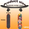 aqlbhz 12 PCS Tech Deck Skateboard Finger Skateboards Mini Skateboard