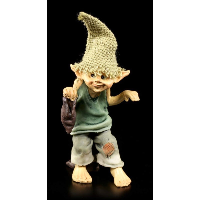 Cute Pixie Goblin Figurine Barefoot - Pssssst! | Gnome Gnome