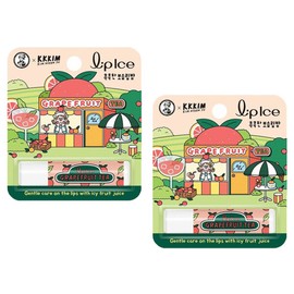 Mentholatum Lip Ice Lip Balm Grapefruit Tea 3.5gx2 / 멘소래담 립아이스 립밤 자몽 티 3.5gx2개
