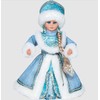 OLYMP SNEGUROCHKA Decorative Figurine Snow Girl in Light Blue with Candy Container, 35 cm