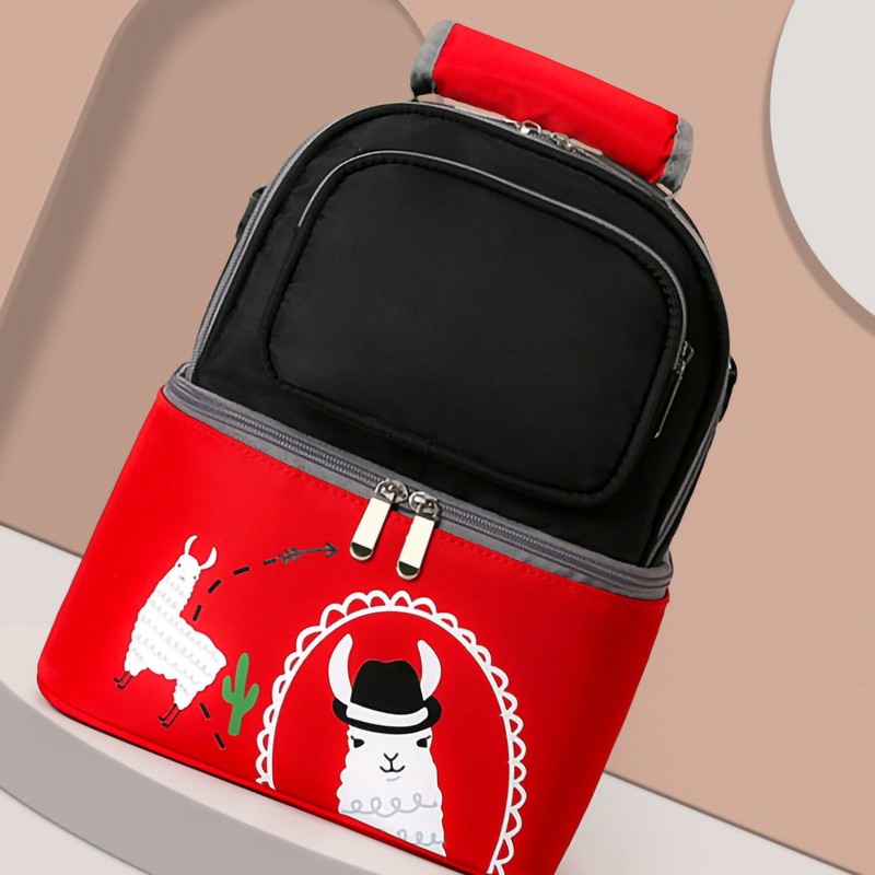 Milk Cooler Backpack Double Layer Nylon Stable Temperature Breast Milk