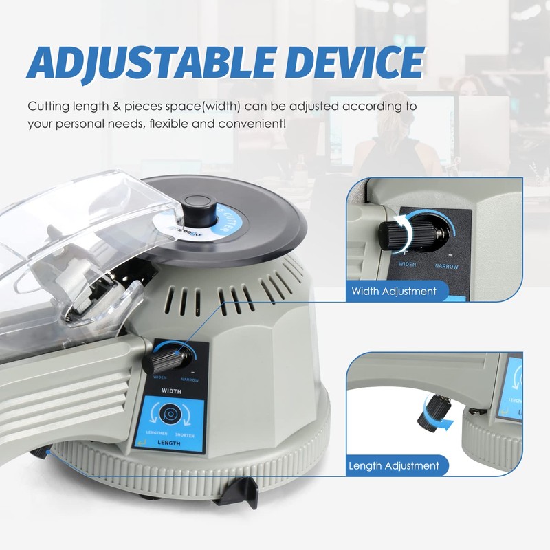 Frifreego Automatic Tape Dispenser Rotary Disc Tape Cutting Machine, 13-60mm