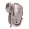 Futrzane Leather Trapper Hat - Russian Hats with Ear Flaps