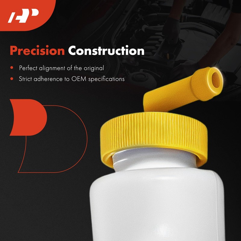 A-Premium Engine Coolant Overflow Recovery Reservoir Tank [with Cap] Compatible