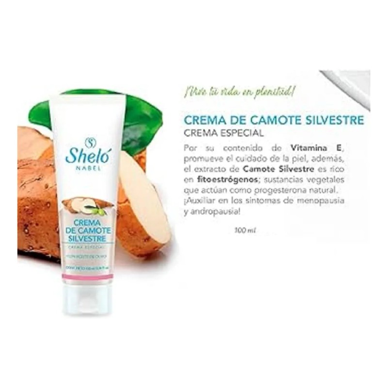 Sheló Nabel Crema Camote Silvestre