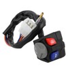 Runfarr Motorcycle Handlebar Switch, Plug & Play On/Off Switch Grip