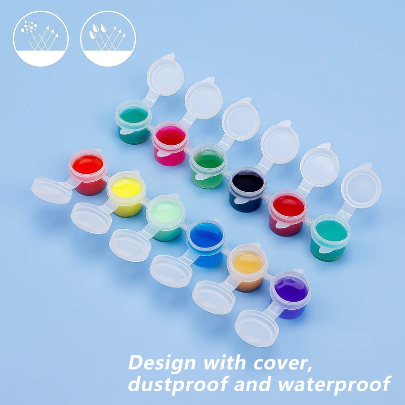 YGAOHF 36 Pcs Empty Paint Pots, Large empty Paint Pots