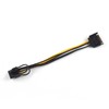 15 Pin SATA Male to 8 Pin (6+2 Pin) PCI-Express