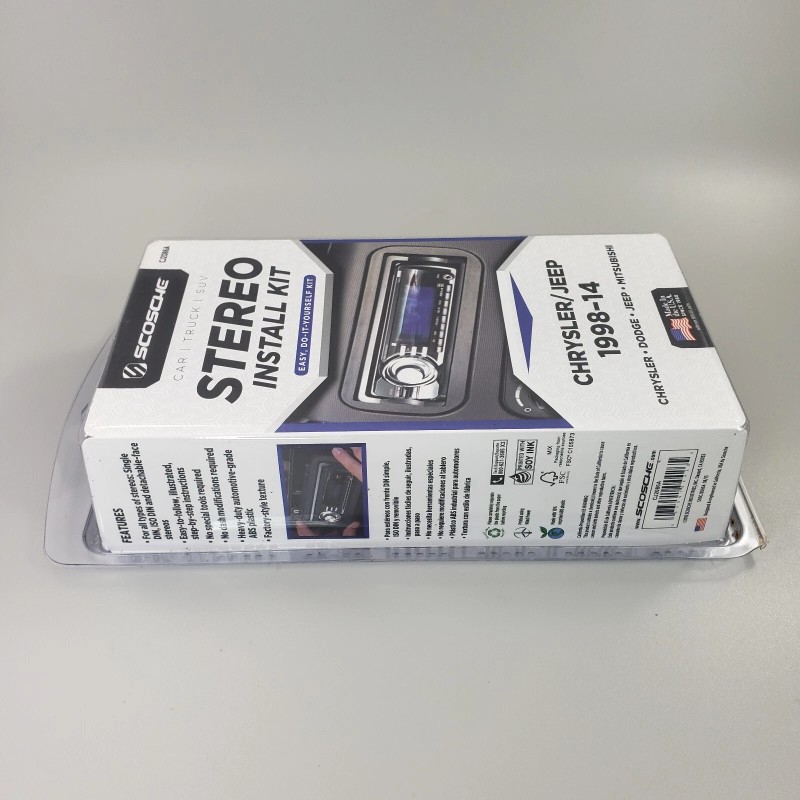 Scosche CJ2086A Car Stereo Install Kit Chrysler Jeep Dodge 1998