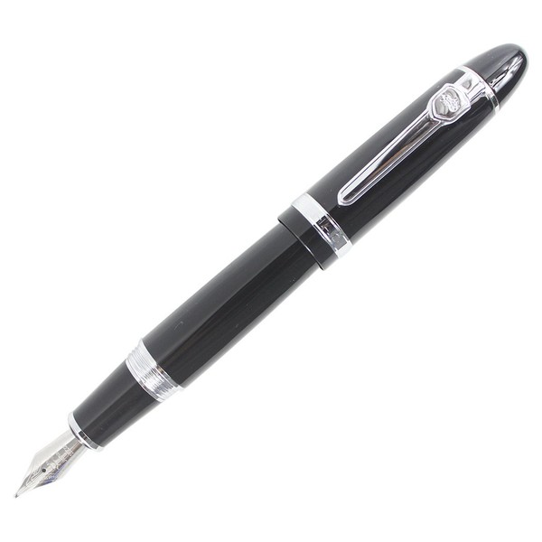 Abcsea Experte Deluxe Füllfederhalter mit Stifttasche, Großer Fass - Schwarz