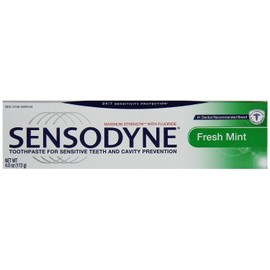 Sensodyne Mint Size 4z Sensodyne For Sensitive Teeth Cavity Prevention Max Strength Fresh Mint