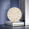 Radio Wave Wall Clock, Nordic, Stylish, No Noise, 3D Dimensional