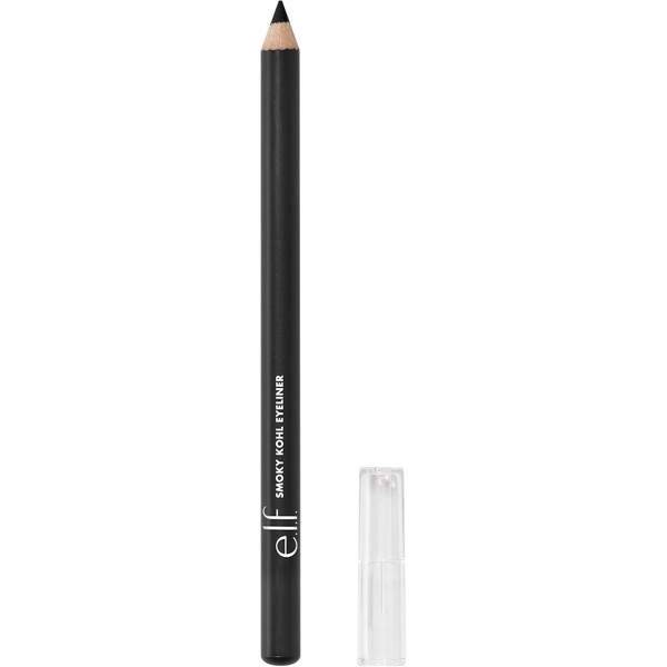 e.l.f. Smoky Kohl Eyeliner – Black Velvet, High-Pigment Eye Pencil